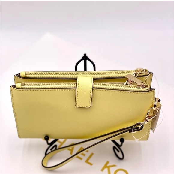 Michael Kors Wallet Wristlet Phone Case Buttercup - Picture 8 of 11